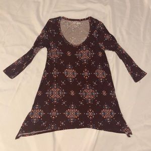 Mudd long tunic— 3/4 sleeves